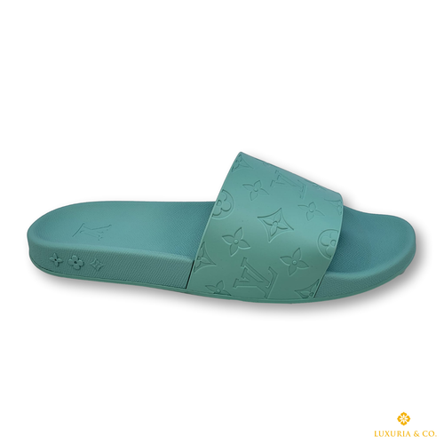 Louis Vuitton Men's Green Monogram Waterfront Mule Sandals size 12 US / 11  LV | eBay