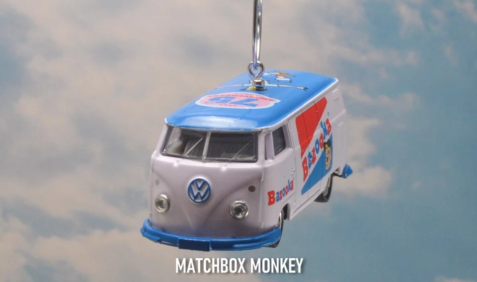 Bazooka Burbuja Goma Blanco Volkswagen VW Panel Van Navidad Adorno Entrega Foto 4 de 4