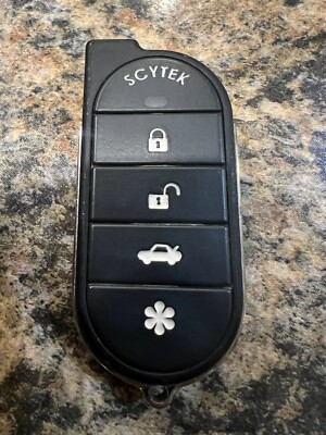 ScyTek Astra 4 Button Car Key Fob Transmitter Remote Control Alarm Aftermarket
