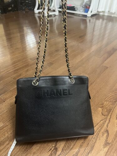 Authentic Chanel Caviar Shoulder Bag