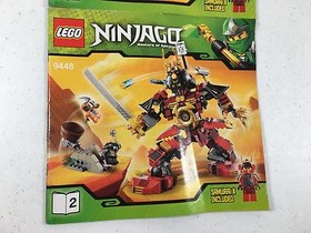 Lego Ninjago 9448 Instruction Manuals Only (2) Books