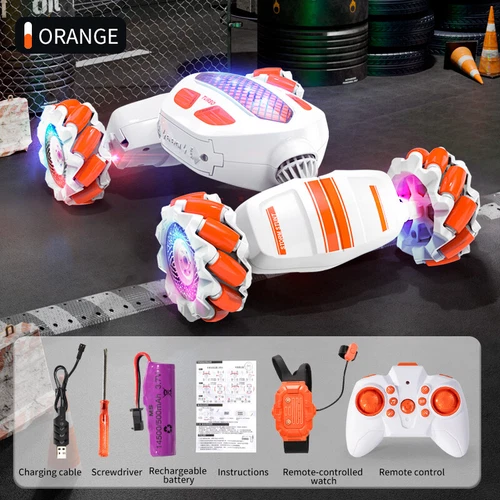RC Car Hand Gesture Sensing Stunt Car Toy 2.4GHz 4WD Remote Control Off-Road Toy - Picture 7 of 7