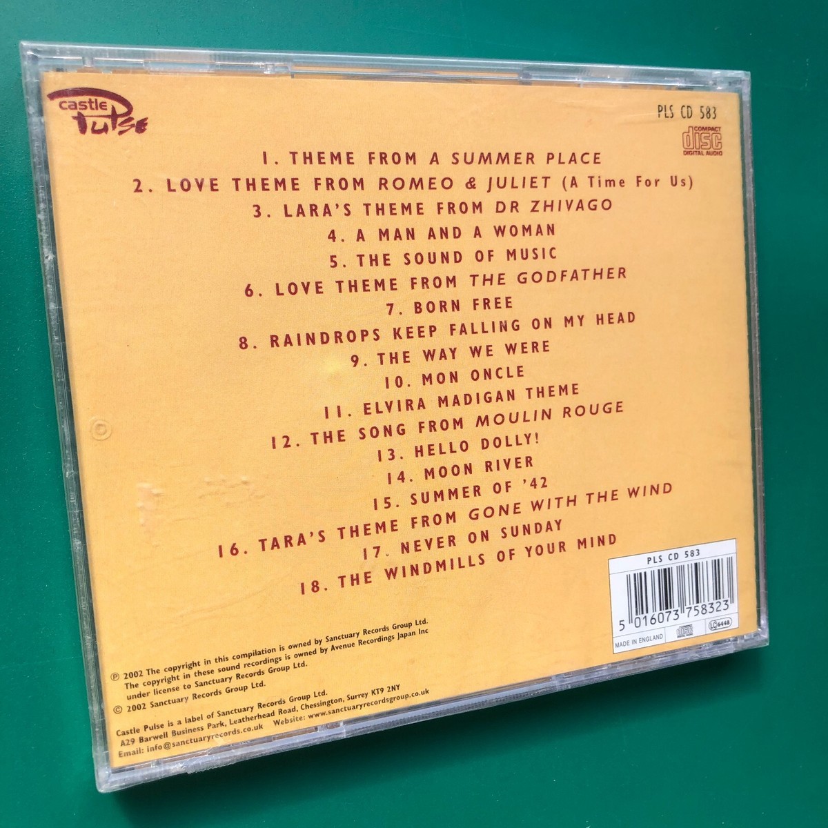 Percy Faith Orchestra THEME FROM A SUMMER PLACE Jazz Easy
