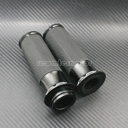 Empuñaduras de mano para manillar de motocicleta de 1" adecuadas para Harley Dyna Electra Glide Fatboy - Imagen 3 de 5
