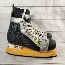 Graf 570 Supra Ice Hockey Skates Black Silver...
