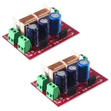 2pcs 400W 2-Way Speaker Crossover Treble/Bass Audio Frequency Divider Filters