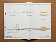 Hillingdon Station - 2002 Original London Underground Technical Drawing