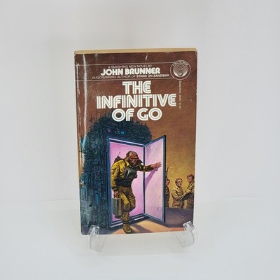 1980 The Infinitive of Go by John Brunner vintage scifi paperback book