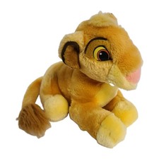 Vintage 1990s Disney Lion King Baby Simba 9  Beanbag Plush Applause