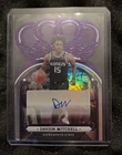 DAVION MITCHELL 2022-23 CROWN ROYALE PURPLE CROWN AUTOGRAPH AUTO /25