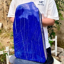 61LB Natural Stone Lapis Lazuli Freeform Polished Crystal Mineral Specimen