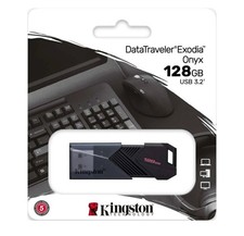 2PCS Kingston USB 128GB DataTraveler Exodia Onyx Flash Matte Drive Memory Stick