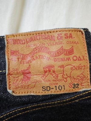 Studio D'Artisan Jeans SD-101 Japanese Selvedge Denim W32