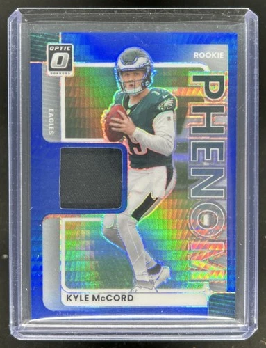 2025 Donruss Optic Kyle McCord Blue Hyper (RAW)