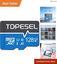 Ultra Fast 128GB Micro SDXC Card with Adapter – High-Speed UHS-1 Storage for ...