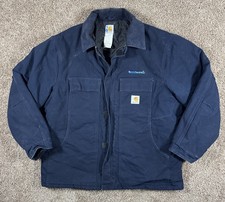 Carhartt Duck Canvas Jacket Men s XL Lined Corduroy Collar Barn Coat C003 DNY