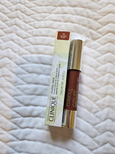 Clinique Chubby Stick Moisturizing Lip Colour Balm In 10 Bountiful Blush - Picture 1 of 1