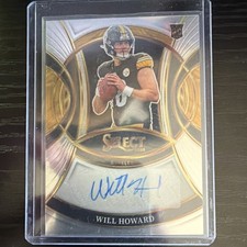 Panini Select Will Howard Steelers Rookie Signatures Silver Prizm #RSI-WHD 2025