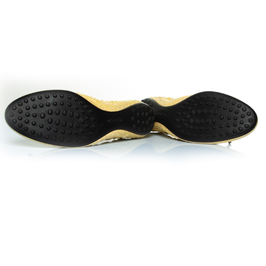 Tod’S Yellow Python Leather Ballet Flats Female Y… - image 7
