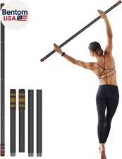 5Ft Yoga Stick – Heavy-Duty Steel Adjustable Stretching Bar for Mobility, Flexib