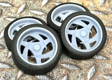 Resin 20 Inch Retro “Boyd’s ULT 1” Model car Wheels/Tires 1/24 1/25 scale