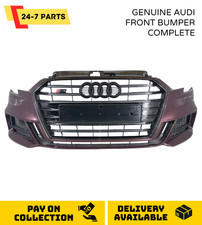 2016 - 2019 AUDI S3 8V A3 S LINE SALOON FACELIFT FRONT BUMPER COMPLETE    (#A46)