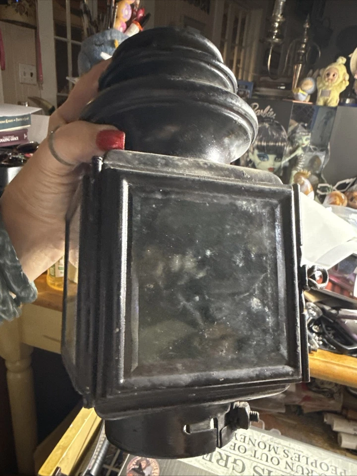 1913 1914 年福特 T 型棕色驾驶灯斜面玻璃型号 110 — 第 3/4 张图片