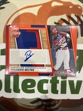 2022 Panini Elite Extra Edition Eduardo Beltre DMS-EB /149 Auto