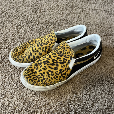 Nike Womens Court Legacy Slip on Shoes Size Cheetah Print DJ5938 001  Sneaker