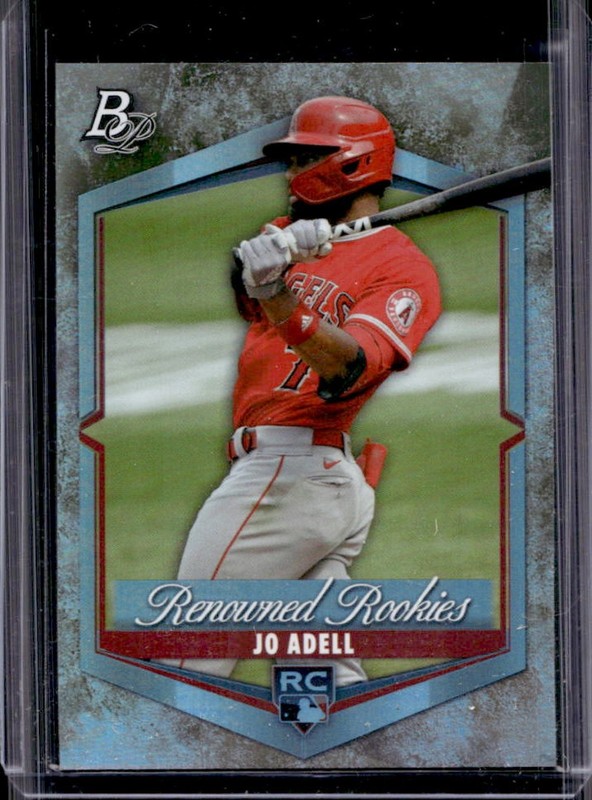 2021 Bowman Platinum Jo Adell Renowned Rookies RC Rookie #RR-3 Angels