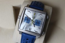 Tag Heuer Titanium Monaco Racing Blue Chronograph CAW218C.FC6548 BOX PAPERS! WOW 7