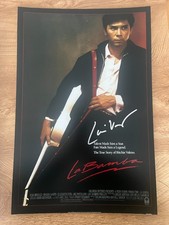 * LUIS VALDEZ * signed 12x18 poster  * LA BAMBA * COA *