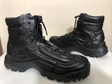 Ecco Off-Road RAL7000STUDIO Black Leather Lace-up Hi-Top Boot RARE Men s 10.5