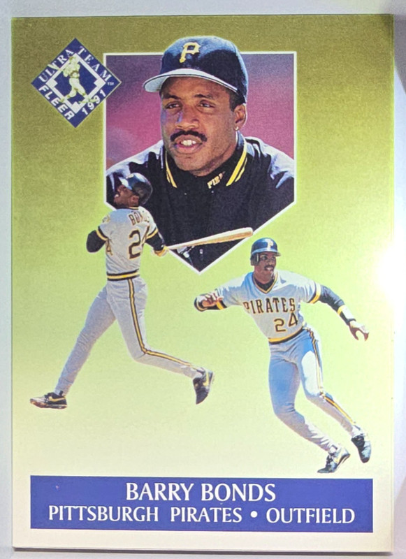 1991 Ultra Gold #1 Barry Bonds