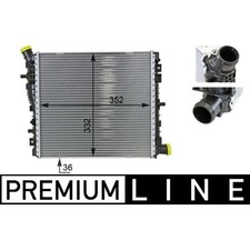 Mahle CR 78 000P Kühler Motorkühlung für AUDI R8 422 423 427 429