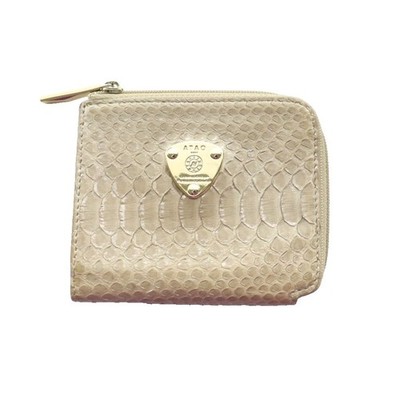 ATAO Milimo Python HAKU Compact Wallet Wallet Coin Purse Gray /SS OS Ladies