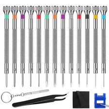 13PCS Professional Watch Screwdriver Set, Micro Precision Screwdriver Set  Mic...