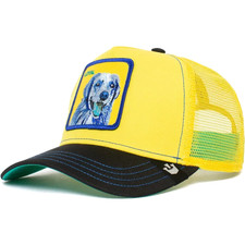 Goorin Bros Animal Farm Trucker Hat Limited Edition Doggy Trip Yellow LOYAL DOG