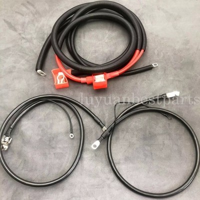 Fits 1994-97 Ford 7.3L Powerstroke negative & positive battery starter cable kit