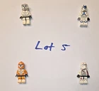 Lego Star Wars Minifigures Lot 5 **SEE DESCRIPTION **