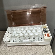 Vtg. Clairol Kindness Deluxe 3 Way Hairsetter 20 Hot Curler Rollers K-400 Works 