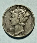1944-P Mercury Dime / 90% Silver / Circulated