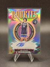 2025-26 Topps Finest NBA #RFA-JB Joan Beringer Rookies Auto Refractor T'Wolves