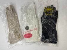 3 Pairs Vintage Formal Ladies Gloves Women Tan White Navy Sears and Roebuck