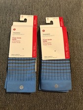 NWT lululemon Power Stride Crew Socks   Blue-  2 pairs