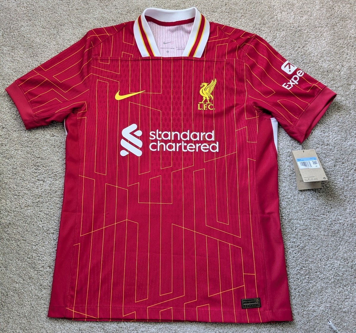 Nike Liverpool Home Jersey Match Dri-Fit ADV Size Medium | eBay
