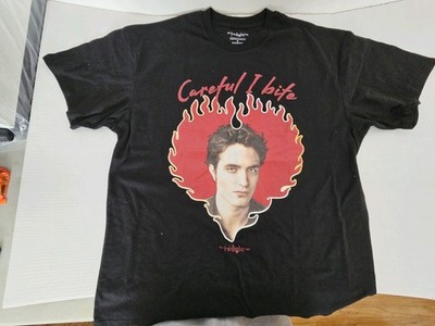 THE TWILIGHT SAGA Movie EDWARD Careful I Bite T-Shirt XL