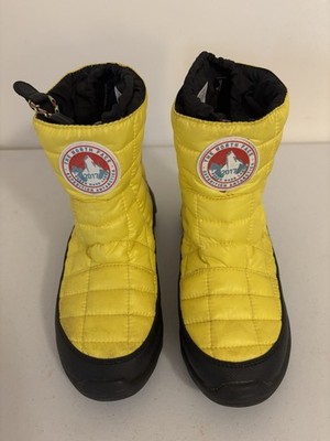 The NORTH FACE 2017 Expedition Antarctica ThermoBall Boots, Yellow Ladies Size 7