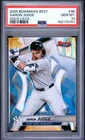 2025 Bowmans Best Aaron Judge True GOLD Refractor #/50 PSA 10 GEM MINT POP 1