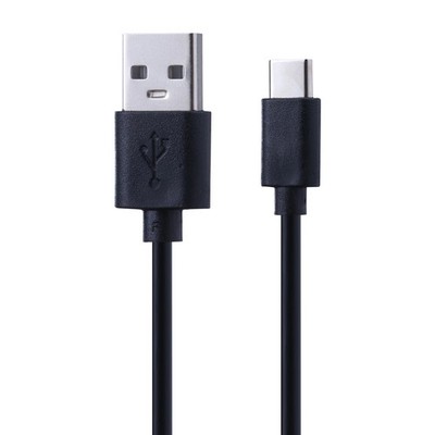 Ladekabel USB Typ C Lade Kabel für Handy Smartphone PC Computer 30cm Schwarz